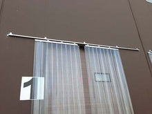 Load image into Gallery viewer, Sliding Strip Curtain Doors - Bi Part &amp; Single Slide